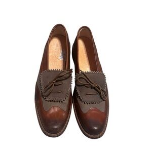 Timberland Boot Company Women’s Brown Leather And Canvas Brogues Size 7 NWOB